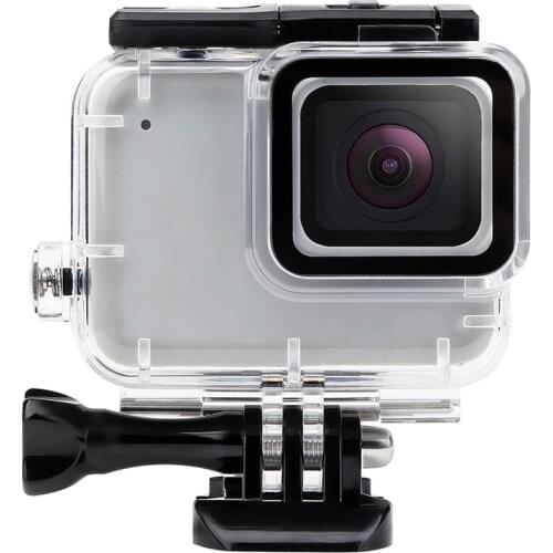 Waterproof Diving Housing Case Cover Lens Removal for GoPro Hero 7 Silver/White NK-Shopping