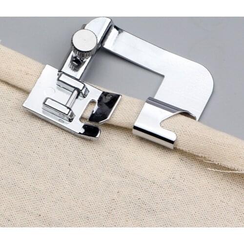 1PCS 6/9/13/16/19/22/25mm Domestic Sewing Machine Foot Presser Foot Rolled Hem Feet 7 Sizes Multifunctional Sewing Accessories