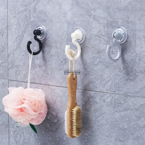 100pcs Shelf Rotate Hook Holder Hang Kitchen Cabinet Storage Rack Organizer Rack Multi-Purpose Hooks Home Storage