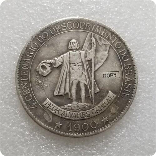 1900 Brazil 4000 Reis COPY