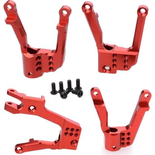 4Pcs Metal Front and Rear Shock Tower Mount with Screws RC Car Part for 1/10 RC Axial SCX10 II 90046 90047