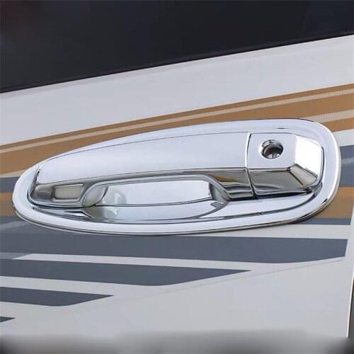 For Toyota Land Cruiser Prado 150 LC150 2010-2016 2017 2018 2019 Chrome Door Handle Bowl Insert Car SUV Styling Accessory