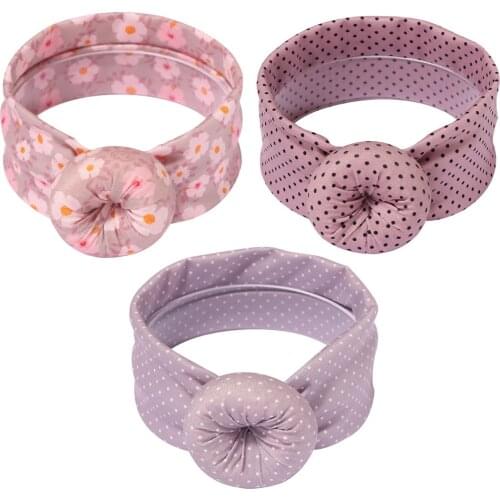 New Donuts Nylon Headbands For Girls Children Twisted Top Cross Knot Headwraps Elastic Hair bands Turban Baby Hair Accessories