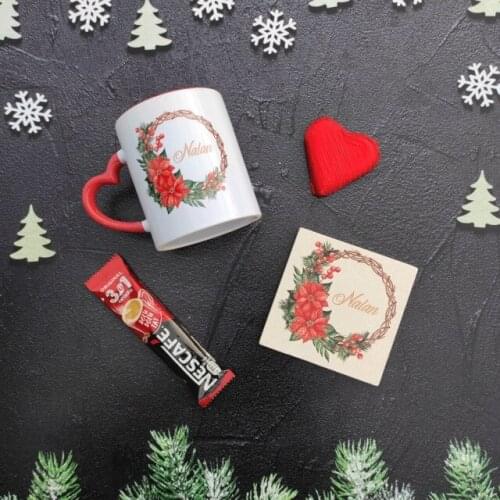 Festive decorations Custom 2021 Themed Mug And Stone Cup Mat 465466256
