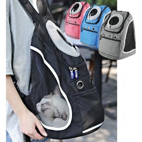 2021 New Pet Backpack Dog Carrier Outdoor Travel Double Shoulder Carrying For Cats Portable Breathable Small Dogs Transport Bag