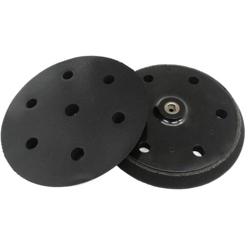 9 Inch 210 mm 6 Hole Wall Polishing Sanding Pad Backing Plate For Hook & Loop Sanding Disc Abrasive Power Tools