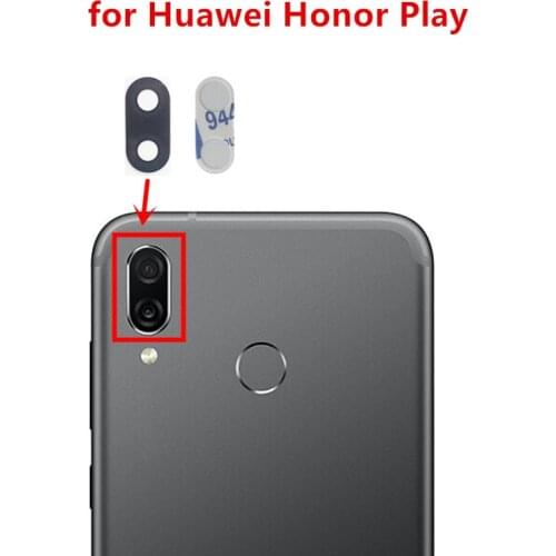2pcs for huawei honor play Camera Glass Lens Back Rear Camera Glass Lens with Glue Replacement Repair Spare Parts