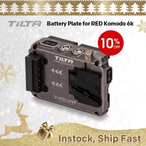 Tilta Dual Canon BP to V Mount Adapter Battery Plate for RED Komodo 6k