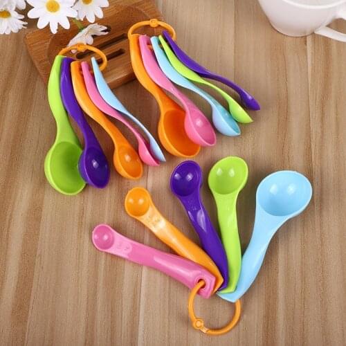 Creative Kitchen Measuring Spoon Baking Cooking Kitchen Tools Measuring Spoon Silicone Measuring Ladle with Scale Kitchen Tools