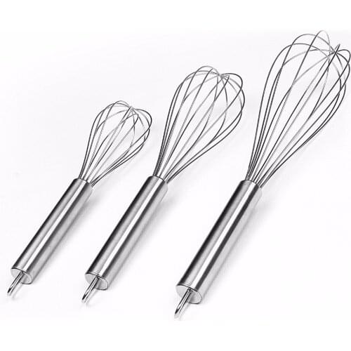 Stainless Steel Egg Beater Balloon Whisk Milk Cream Butter Whisk Mixer Stiring Blender Tool Kitchen Tools