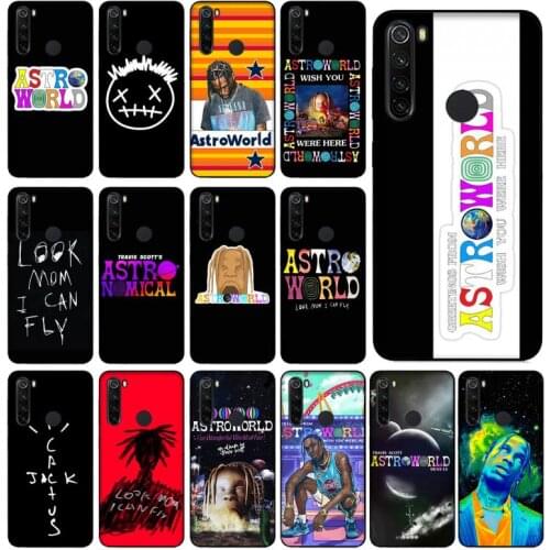 YNDFCNB travis scott astroworld TPU Soft Silicone Phone Case for Xiaomi Redmi 5 5Plus 6 6A 4X 7 8 Note 5 5A 7 8 8Pro
