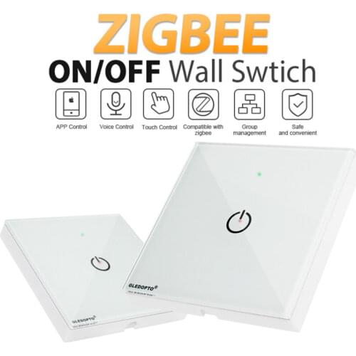 ZIGBEE wall switch AC100-240V Bulb dimmer zigbee led remote night Light Control work with zigbee APP gateway samrt phone control