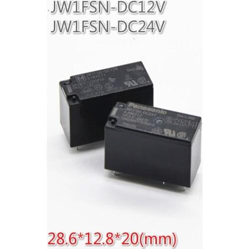 10PCS/LOT New Power Relay JW1FSN-DC12V JW1FSN-DC24VD JW1FSN DC24V AJW4212 10A/250VAC 5PIN