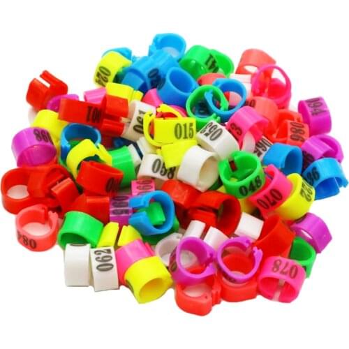 100 pcs Pigeon foot ring M-A-K-E-R digital identification ring 7*9 mm Bird ring Bird Training Tools Animal Control Device