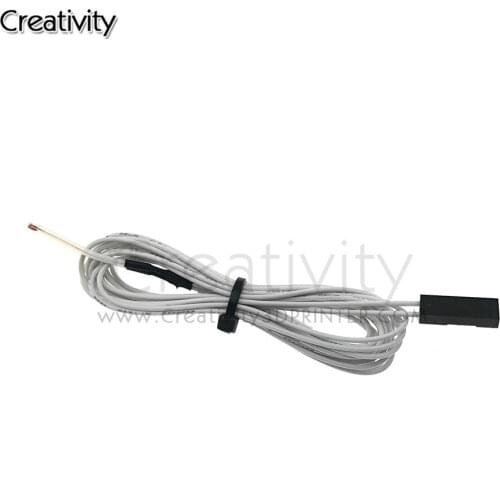 100K Ohm NTC 3950 Thermistors Temperature Sensor With Cable Dupont Head For Reprap Mendel MK2A MK2B Heated Bed 3D Printers Parts