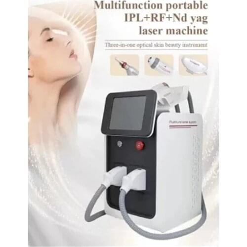 2021Newest Technology Ipl/rf/nd 3 In 1 Yag Laser Machine Portable Multifunctional Beauty Instrument