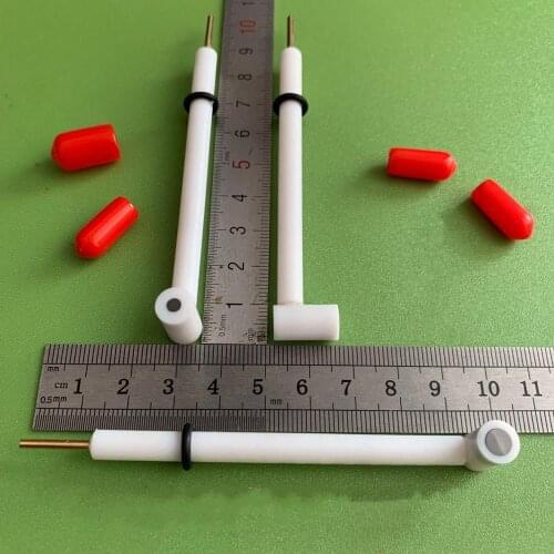 3 mm 4 mm 5 mm L type glassy carbon electrode with 1 year warranty