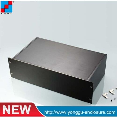 482*133.4*295/250mm Aluminum Communication video aluminum frame chassis housing case with handle YGH-002--3u