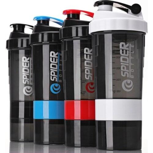 500ml Plastic Shaker Bottle protein Sport Gym Protein Powder Shaker Mixer Cup Bottle Sports Water Bottle Drinkware BPA FREE