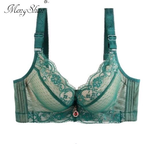 Gather large and small Thickening upper bracket Four-row buckle adjustment type Sexy Thicken 3.5 cm cup 100A105B plus size bra