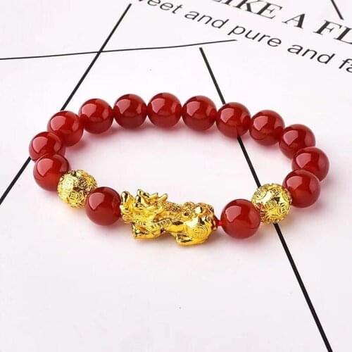 Braceletes Natural Red Carnelian Stone Charm Trendy Jewelry Beads Bracelet Healing stone Anniversary Gift