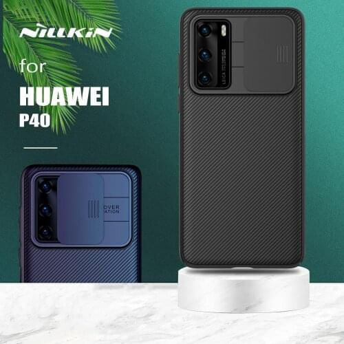 For Huawei P40/Pro Case Nillkin Camshield Case Lens Slide Protective Cover Camera Protection Back Cover for Huawei P40 Pro Case