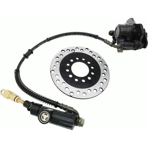 Go Kart Part Hydraulic Rear Brake Assembly System& Brake Disc For ATV Quad Dirt Bike