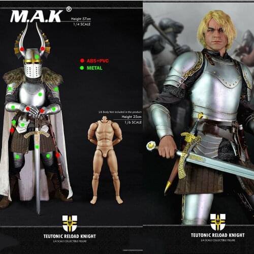 1/4 Scale Collectible LEGEND SERIES TEUTONIC RELOAD KNIGHT Full Set Action Figure Model for Fans Collection Gifts