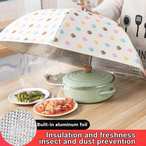 Kitchen Organizer Foldable Insulation Table Cover Leftover Food Duster Vegetable Covers Umbrella Meal Cover Supplies