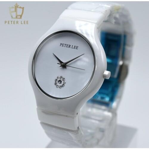 PETER LEE Best Seller Ceramic Watches For Women Fashion Simple Quartz Digital Designer Watch Wholesale Items For Business