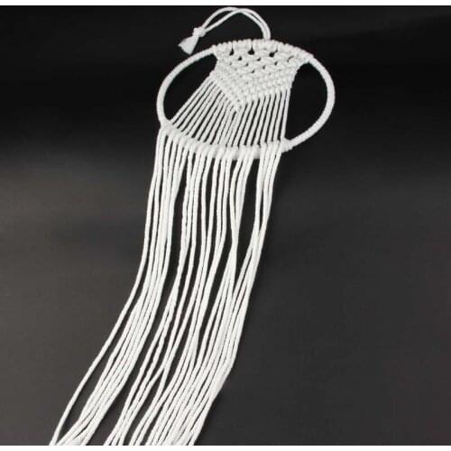 Cotton Dream Catcher National Wall Hanging Adornment Handmade Dreamcatcher Gifts Ornaments Tassels Ribbons Girls Room Decor