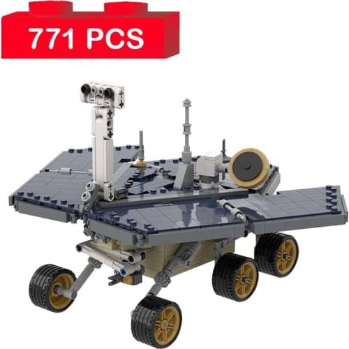 Spirit Mars Exploration Rover Model Building Blocks Space Probe Vehicle DIY Assembly Military Bricks Toys For Kids Boys Gifts