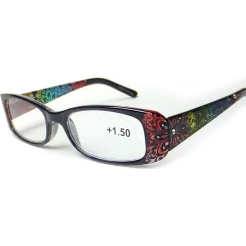 Fashionable female style reading glasses high-definition resin lens wear-resisting fatigue simple glasses for the elderly