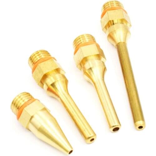 Hot Melt Glue Gun Nozzle Copper Nozzle Dispensing Head Pure Copper Sol Tool 34x2.0mm/50x2.0mm/50x3.0mm/70x2.0mm/100x2.0mm