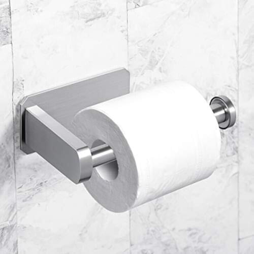 Stainless Steel Bonding Paper Holder Wall Mounted Bathroom Toilet Paper Holder Shelves Toilet Paper Holder