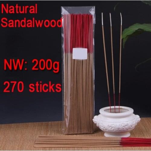 Natural Australia Sandalwood Bamboo Stick incense Joss Sticks Buddhist Temple santalwood Incense Sticks 200gram+270 sticks