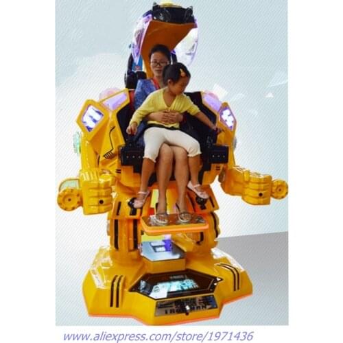 Indoor Outdoor Amusement Park Playground Equipment Kids Adults Electronic Walking Robot Laser Shooting Battle Game Machine