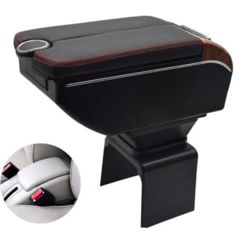 For Peugeot 307 Armrest Box Double doors open USB interface Centre Console Storage Box Arm Rest Car accessories armrests