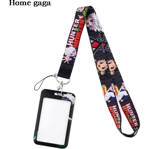DB540 Anime Icons Keychain Ribbon Lanyards for Key ID Card Phone Straps Hanging Rope Lariat Badge Holder