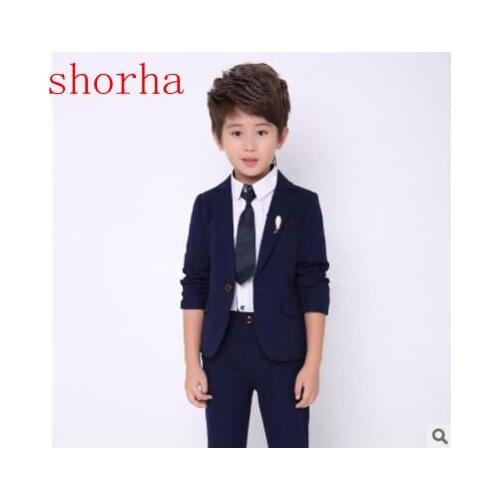 Shorha Blue Suits For Boys China