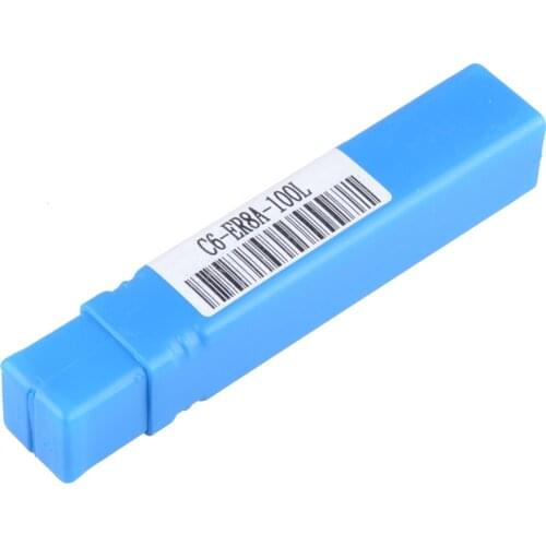 1PCS C6 ER8A 100L extension rod C6 ER8 extension bar Straight Shank for CNC Mill Lathe with ER8A Nut