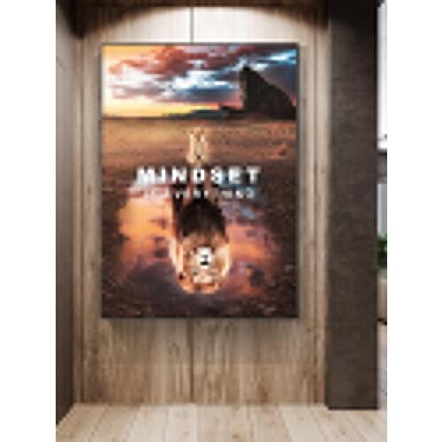 Animal Inspirational Canvas Painting Big Little Lions Mindset for Living Room Home Cuadros Wall Art Poster Prints Wall Pictures