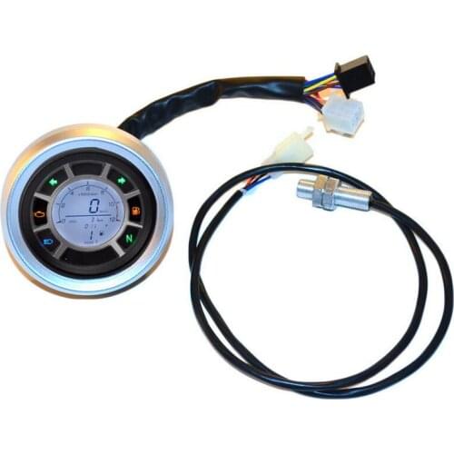 Motorcycle instrument Motor LCD Digital Speedometer Techometer Odometer Oil Level Gauge