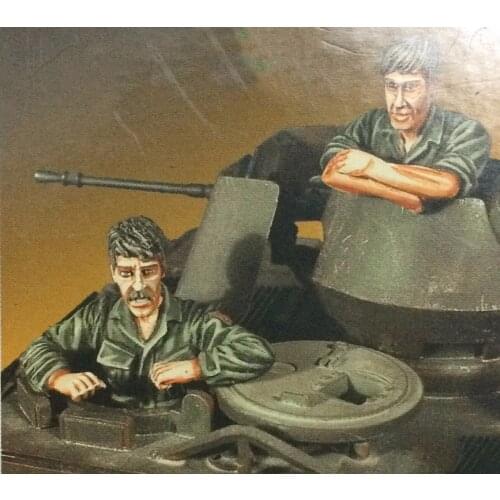 1/35 Resin Model Building Kit Figure US AFV Crew 2 figures