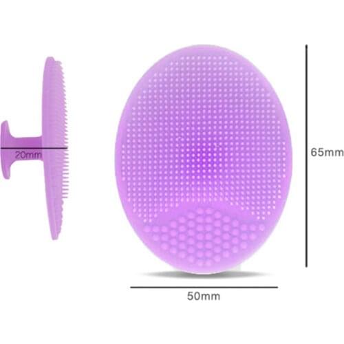 1Pcs Silicone Manual Facial Cleansing Brush Facial Cleanser To Clean The Skin Deep Cleansing Massage Brush