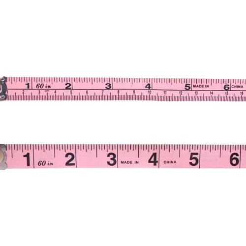 150cm 60" Vinyl Tape Measure Tailor tool cm/inch Clothes Measure Measurement Ruler Chest Hips Waist Size Standard Tape Y5JA