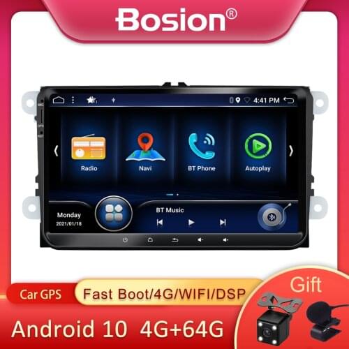 2Din Android 10 Car Multimedia player For VW/Volkswagen/Golf/Polo/Tiguan/Passat/b7/b6/SEAT/leon/Skoda/Octavia Radio GPS IPS DSP