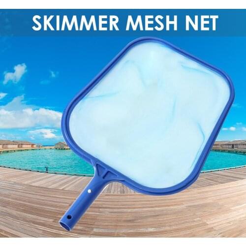Fish Pond Skimmer Net Swimming Pool Cleaning Leaf Skimmer Mesh Frame Net