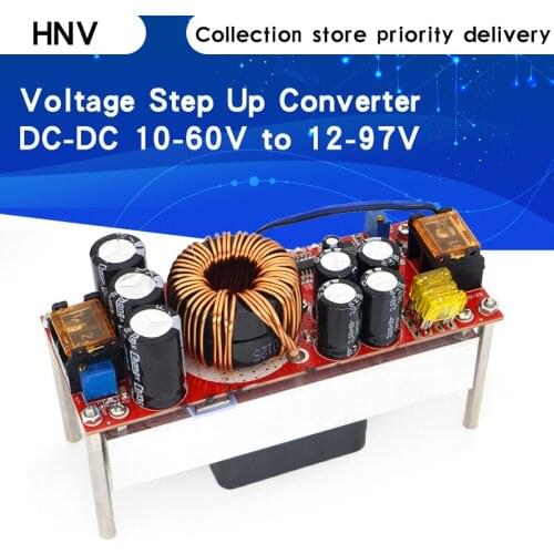 DC-DC 1500W 30A Voltage Step Up Converter Boost CC CV Power Supply Module Step Up Constant Current Module DC-DC 10-60V to 12-97V