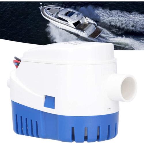 DC 12V 24V Bilge Submersible Pump Electric Automatic Water ABS Accessory For Drainage Boat Power Easy To Clean